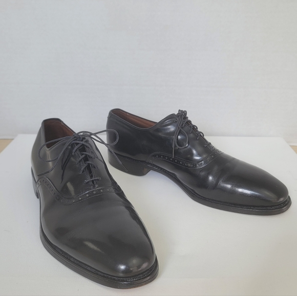 Allen Edmonds Danbury Black Leather Oxfords Men's Dress Shoes Size 9C